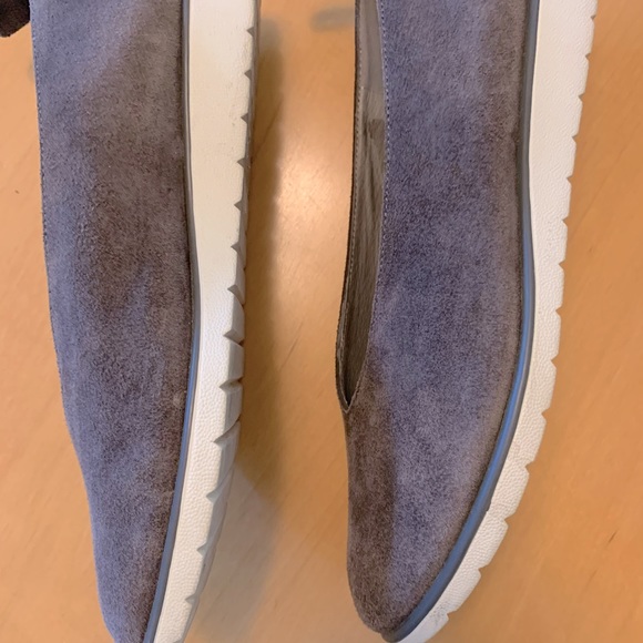 Eileen Fisher Humor Wedge Suede Slip On Shoes. Worn a few times. - Picture 3 of 5